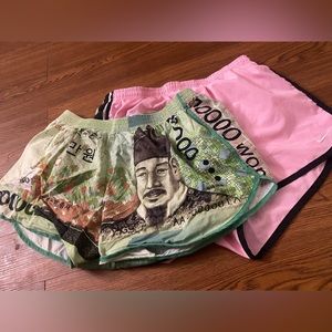 set of fun Workout shorts